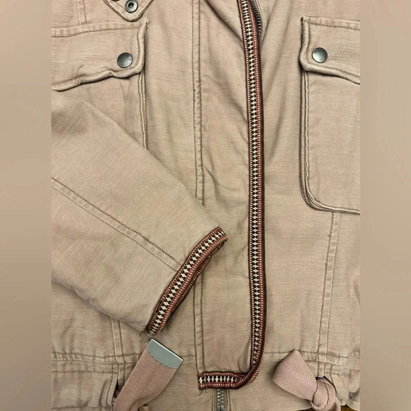 Free People Flight Line Bomber Jacket Size S - Picture 11 of 14